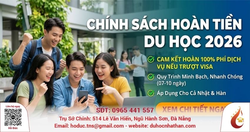 Chính sách hoàn tiền tại duhocnhatban.com (TNS Group)