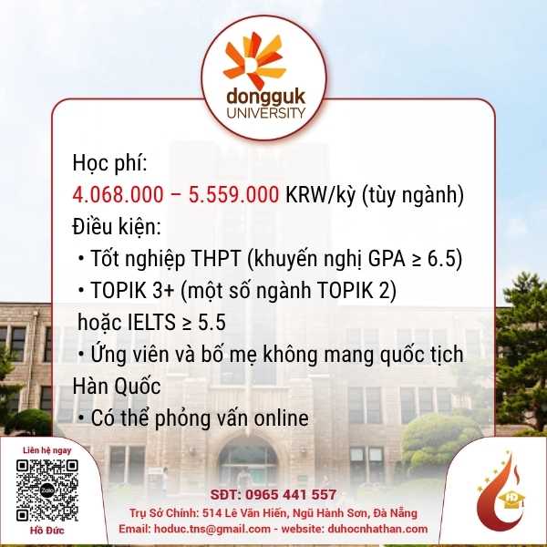 Đại học Dongguk (동국대학교): Tất tần tật thông tin cần biết 2026