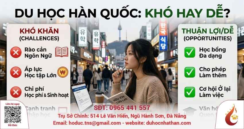 Du học Hàn Quốc khó không? Câu trả lời nằm ngoài tưởng tượng