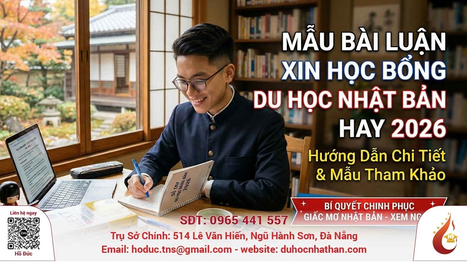 Mẫu Bài Luận Xin Học Bổng Du Học Nhật Bản Hay 2026