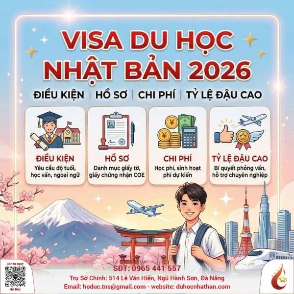 Visa du học Nhật Bản 2026