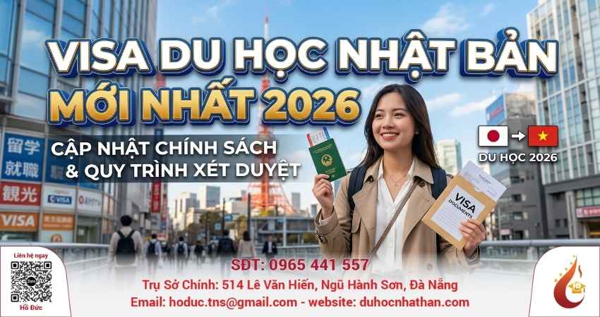 Visa du học Nhật Bản 2026: Điều kiện, hồ sơ, chi phí, tỷ lệ đậu cao
