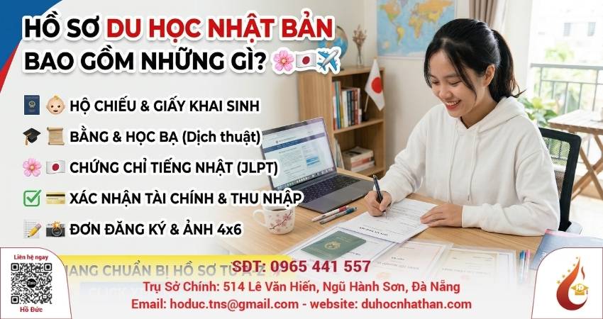 Hồ sơ du học nhật bản năm 2026