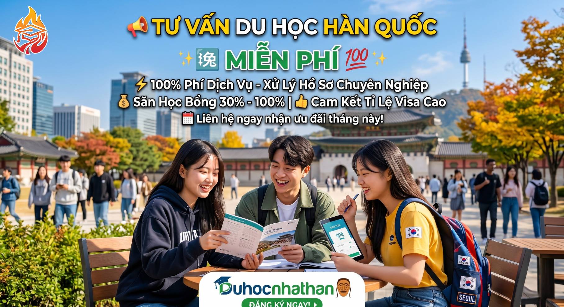 tư vấn du học Hàn Quốc miễn phí duhocnhathan
