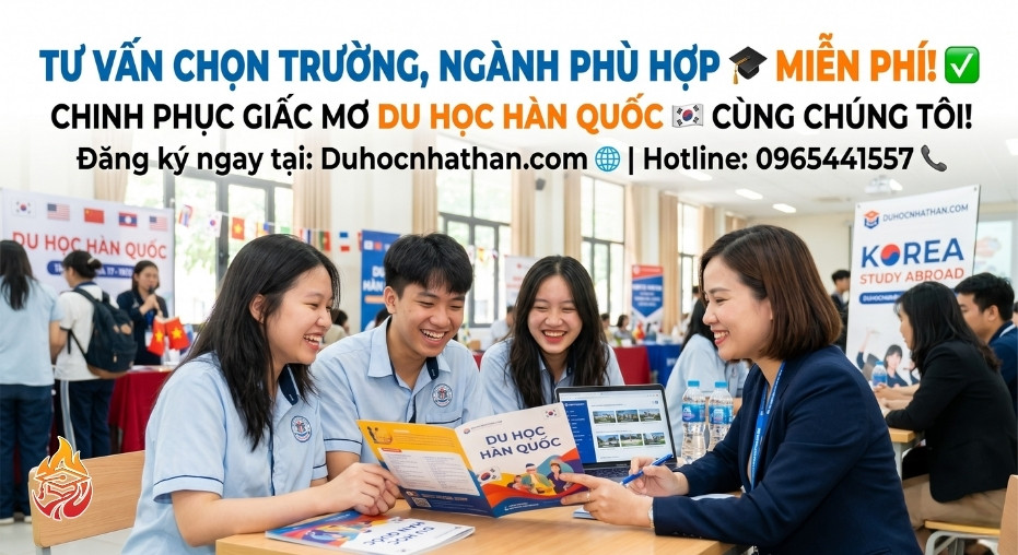 Tư vấn chọn trường, ngành phù hợp khi đi du học Hàn Quốc