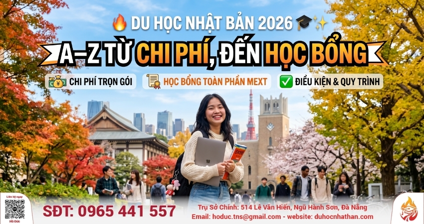 Du Học Nhật Bản 2026: A–Z Từ Chi Phí, Đến Học Bổng