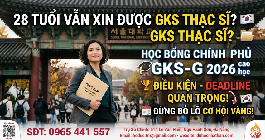 Học Bổng Chính Phủ Hàn Quốc Hệ Cao Học 2026: Điều Kiện Và Deadline