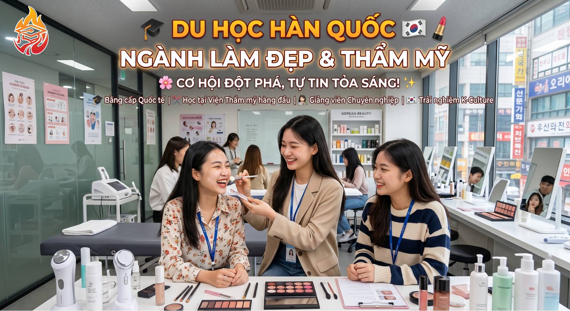 du học Hàn Quốc ngành làm đẹp thẩm mỹ
