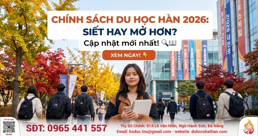 Chính Sách Du Học Hàn 2026: Siết Hay Mở Hơn?