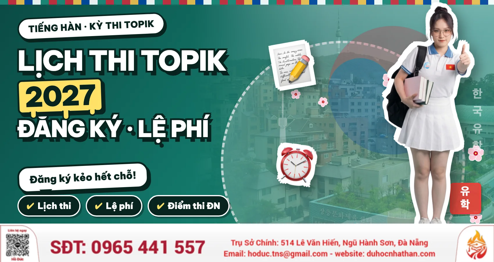 Lịch Thi TOPIK 2027 Ở Việt Nam: Đăng Ký Khi Nào, Lệ Phí