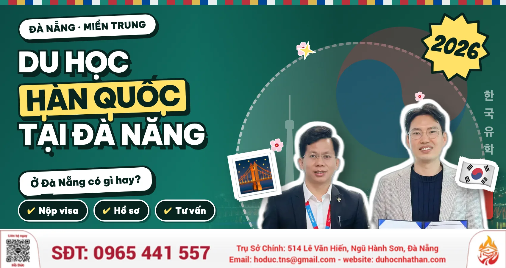 Du Học Hàn Quốc Tại Đà Nẵng 2026: Nộp Visa Ở Đâu, Hồ Sơ