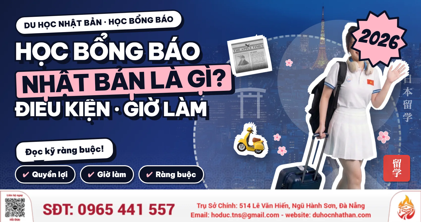 Học Bổng Báo Nhật Bản Là Gì? Điều Kiện, Giờ Làm, Ràng Buộc