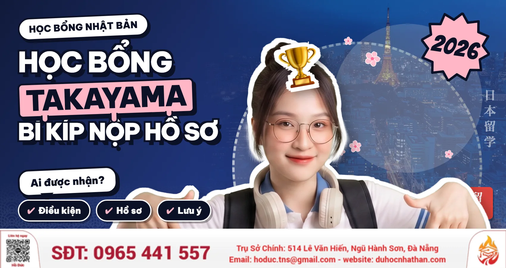 Học Bổng Takayama 2026: Mức Trợ Cấp, Điều Kiện, Cách Xin