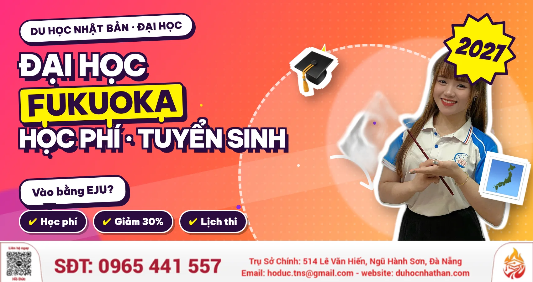 Đại Học Fukuoka 2027: Học Phí, Giảm 30%, Điều Kiện Vào