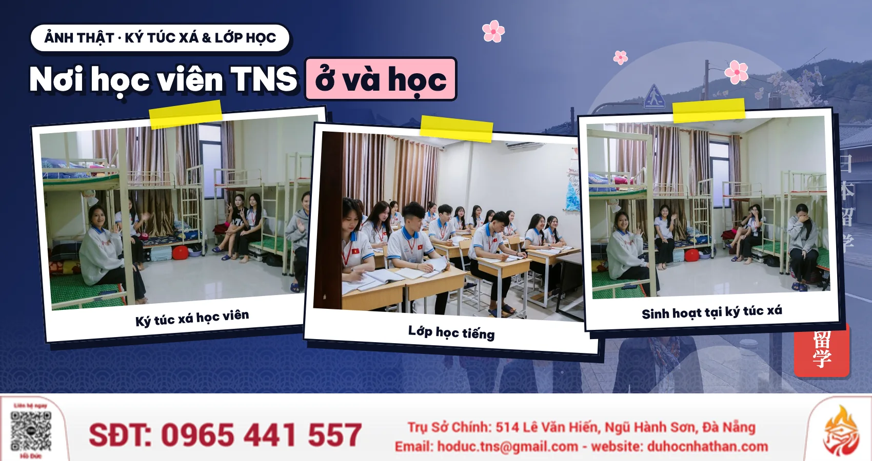 Ký túc xá và lớp học của học viên TNS GROUP