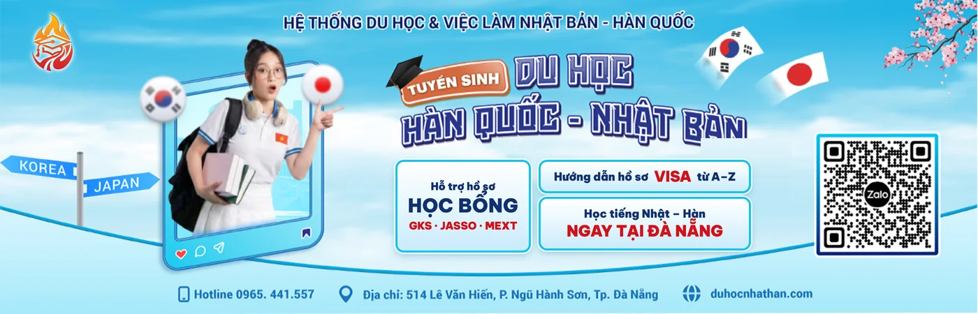 TNS GROUP tuyển sinh du học Hàn Quốc, Nhật Bản 2026: hỗ trợ hồ sơ học bổng GKS, JASSO, MEXT, hướng dẫn visa, học tiếng tại Đà Nẵng