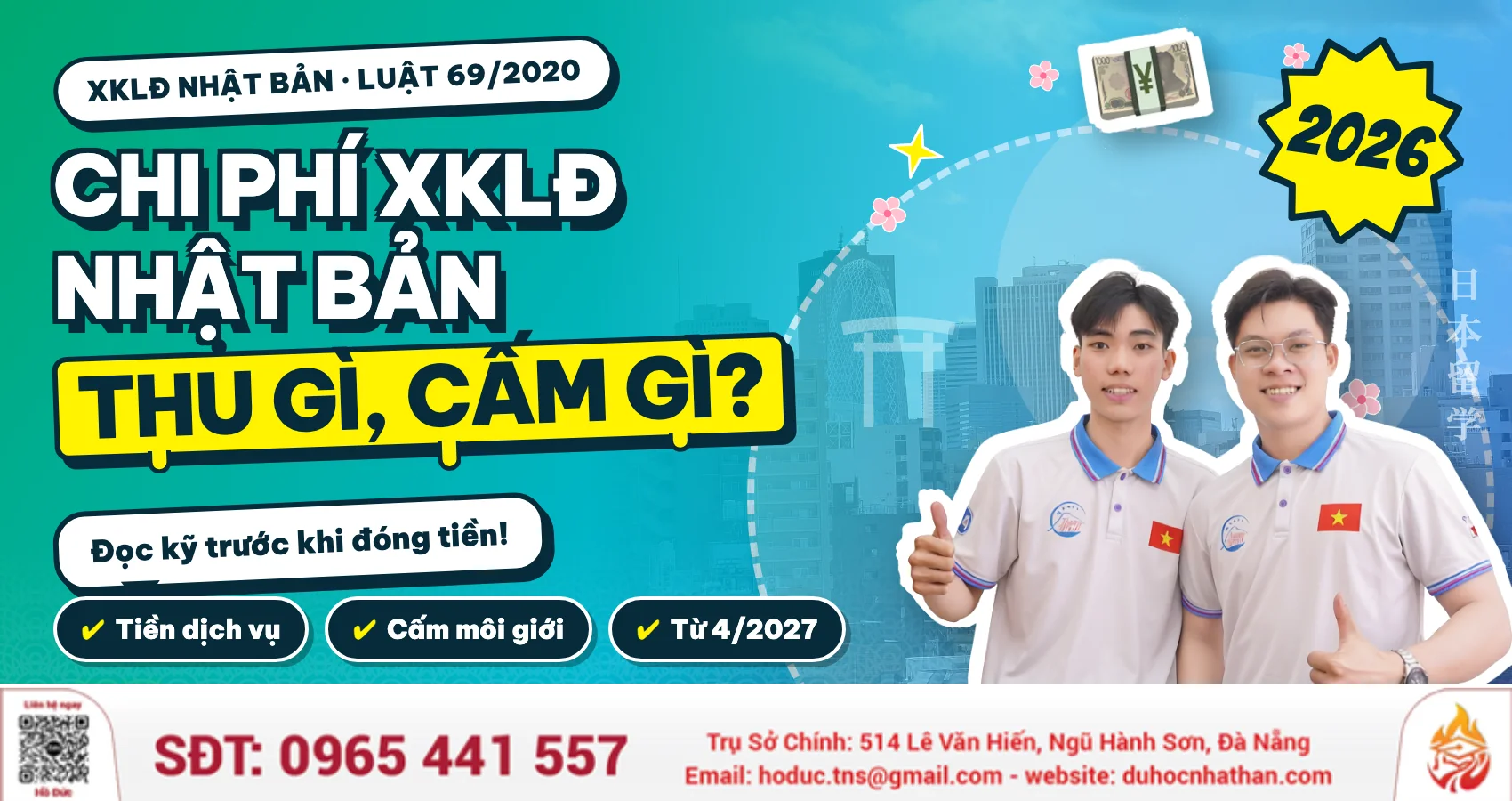 Chi Phí XKLĐ Nhật Bản 2026: Khoản Nào Được Thu Theo Luật?