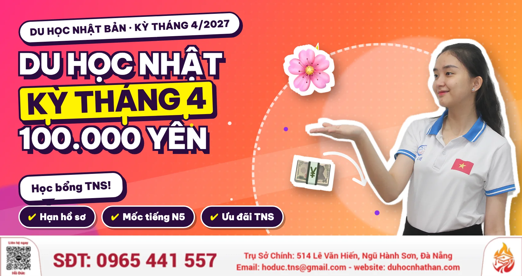 Du Học Nhật Kỳ Tháng 4/2027: Hạn Hồ Sơ, Học Bổng 100.000 Yên