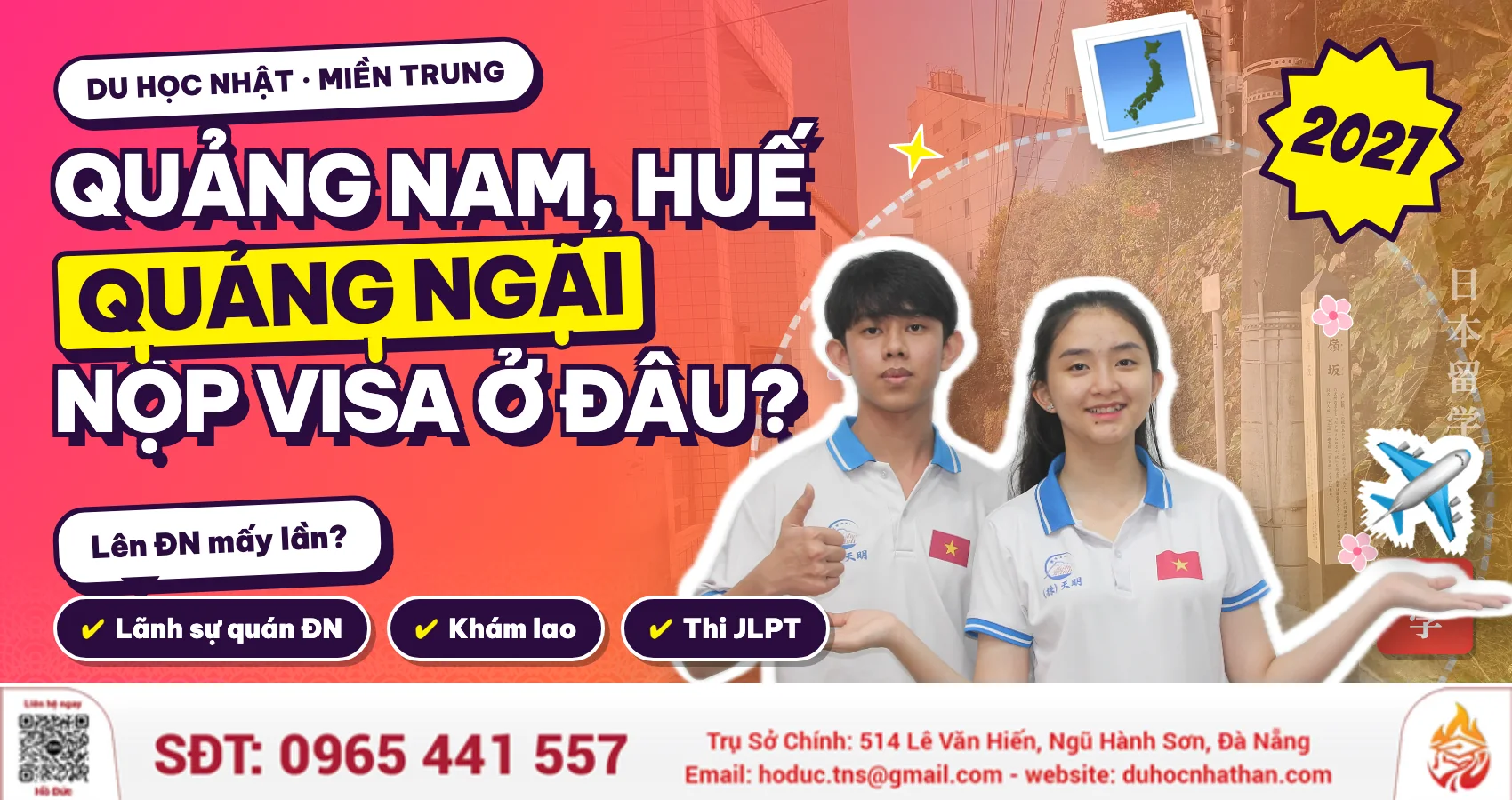 Du Học Nhật Từ Quảng Nam, Huế, Quảng Ngãi: Nộp Visa Ở Đâu?