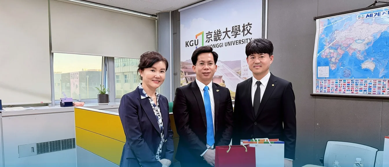 Lãnh đạo TNS GROUP làm việc với Viện Hợp tác Quốc tế Đại học Kyonggi ngày 22/10/2026